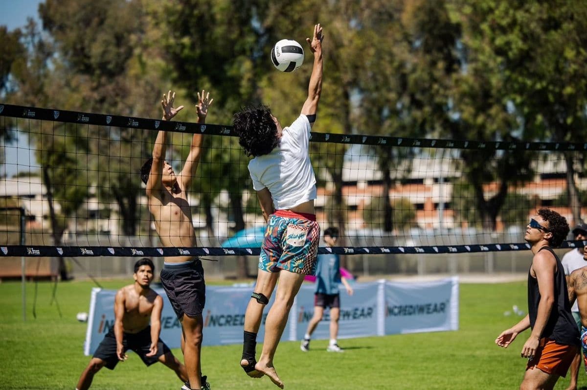 A moment from the Green Grass Volleyball journey