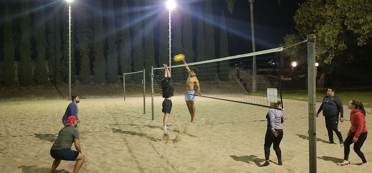A moment from the Green Grass Volleyball journey